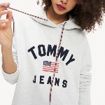 Robe Sweat Tommy Hilfiger Jeans femme grise