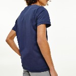 T Shirt Tommy Hilfiger bleu marine avec logo Tommy Jeans