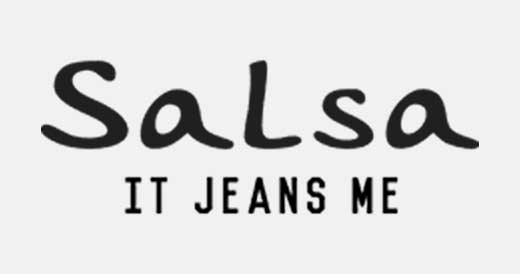 Jeans, manteaux, robes et chemisiers salsa